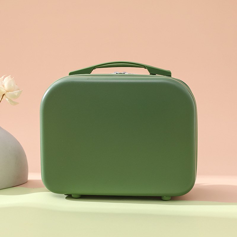 14 inch Makeup Case PC ABS Cosmetic Case Hardshell Makeup Bag Organizer for Girls Travel Outside Activity Portable