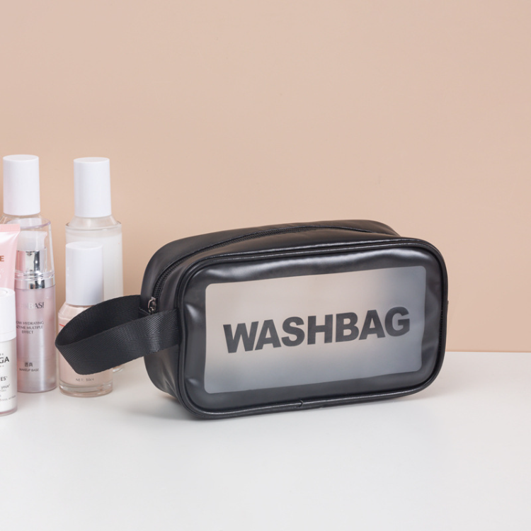 1 Set 3 Pcs Pu Women Travel Storage Bag Toiletry Organize Waterproof Pvc Cosmetic Bag