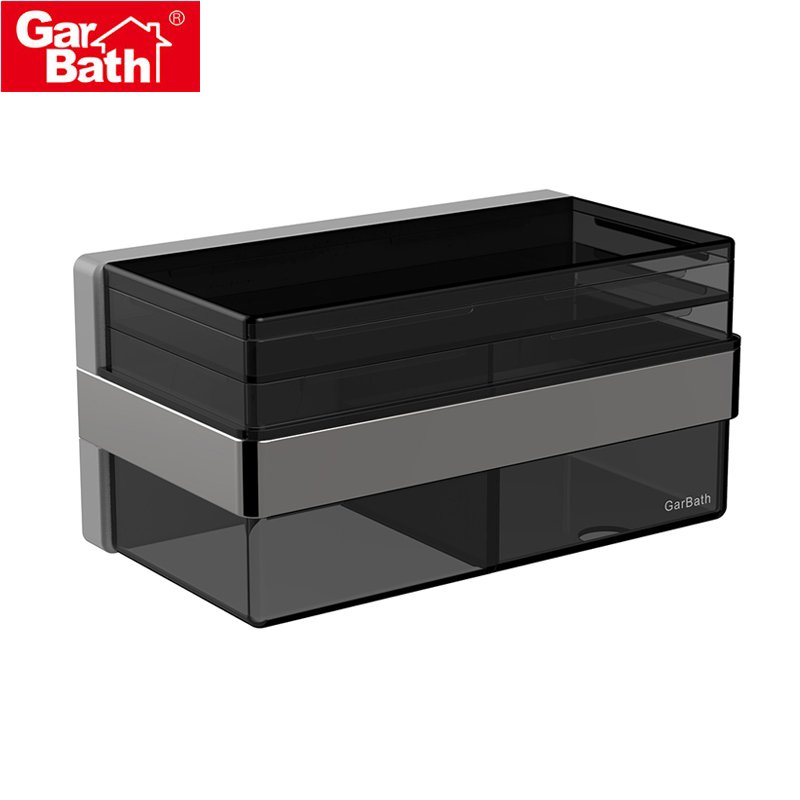 Hot selling jewelry cosmetic storage box countertop acrylic makeup organizer