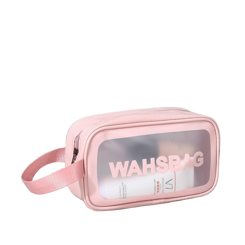 New Women Travel Storage Bag Toiletry Organize Waterproof Pvc Cosmetic Bag Portable Transparent Makeup Pouch Female Wash Bag