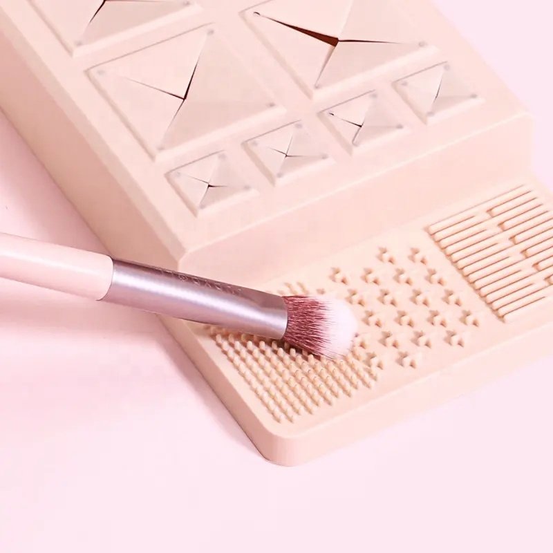 custom Makeup organizer cosmetic storage box beauty display silicone lipstick organizer for Lipstick Eyebrow pencil Makeup Brush