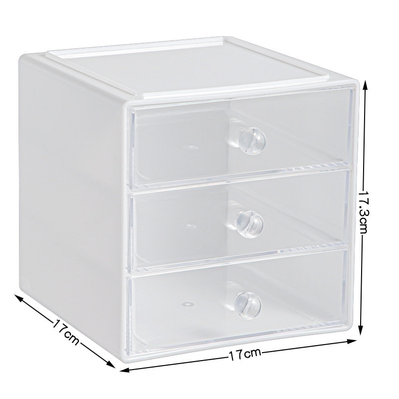 Stackable Acrylic Eye Glass Storage Box Holder 3 Drawers Acrylic Cosmetics Holder Box Sunglasses Organizer