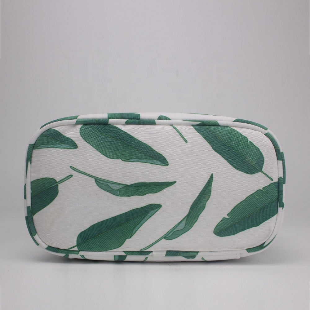 Makeup organizers Tote Travel Suitcase Cosmetic Bag With Brush Holder barrel shaped travel cosmetic bag case