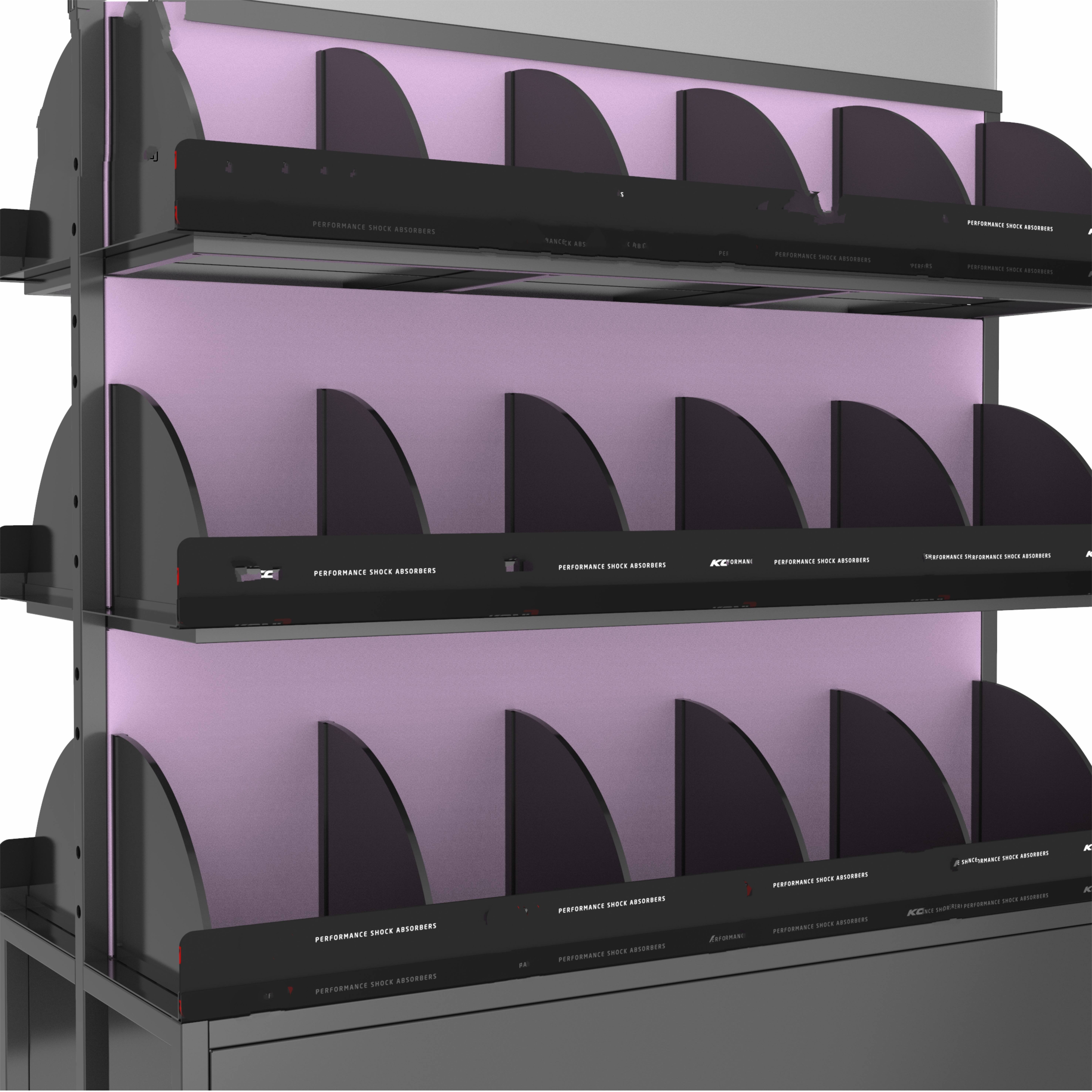 Customized Beauty And Skincare Store Display Rack Makeup Skincare Display Rack For Cosmetics Shelves
