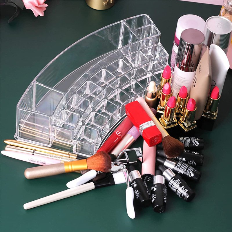 Lipstick Organizers And Storage Clear Makeup Organizer Nifty Women Cosmetic Holder