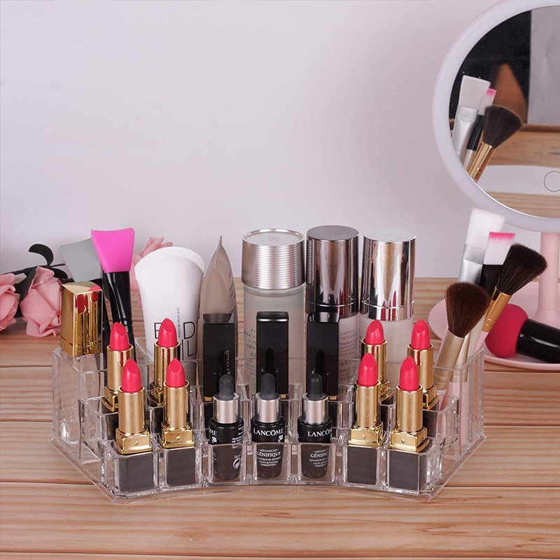 Lipstick Organizers And Storage Clear Makeup Organizer Nifty Women Cosmetic Holder