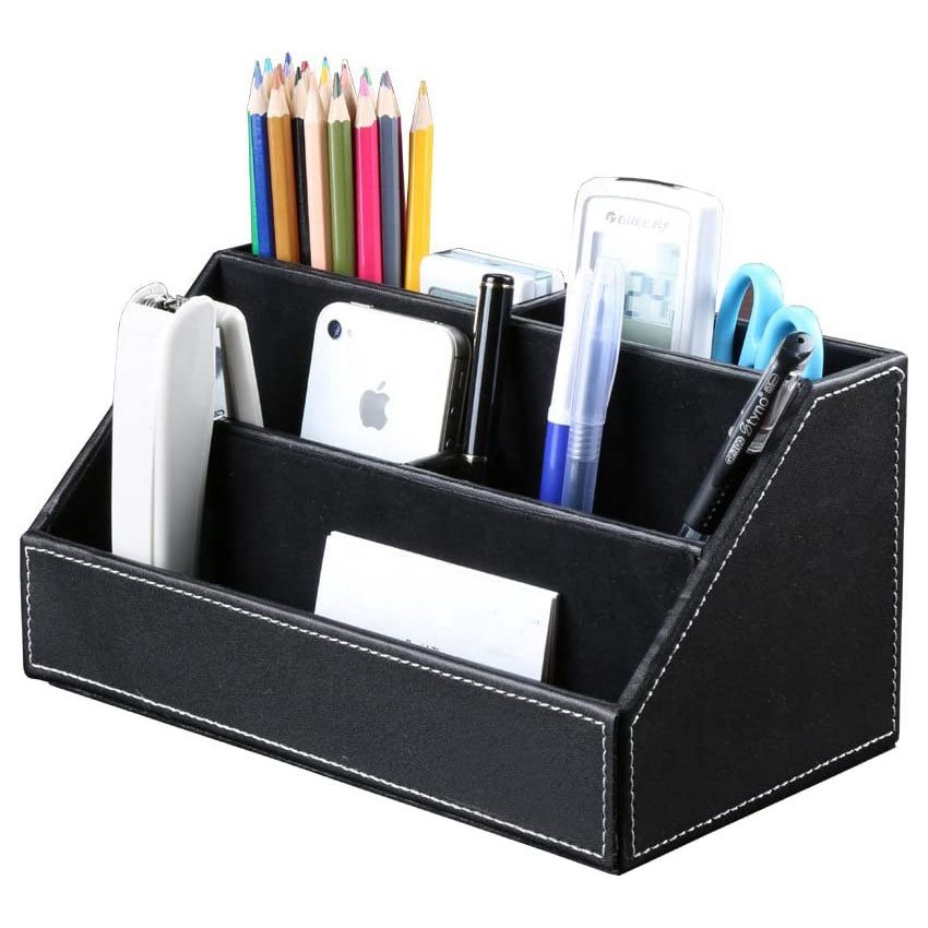 PU Leather Remote Control Holder