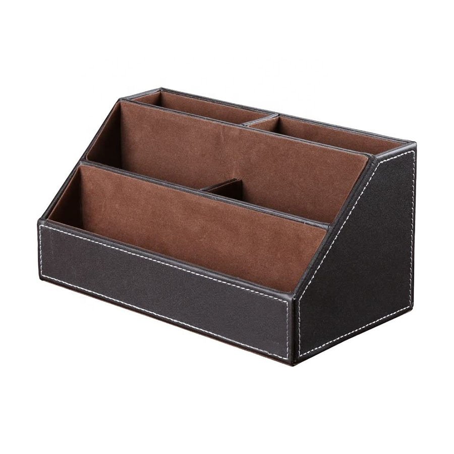 PU Leather Remote Control Holder