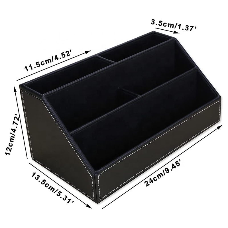 PU Leather Remote Control Holder