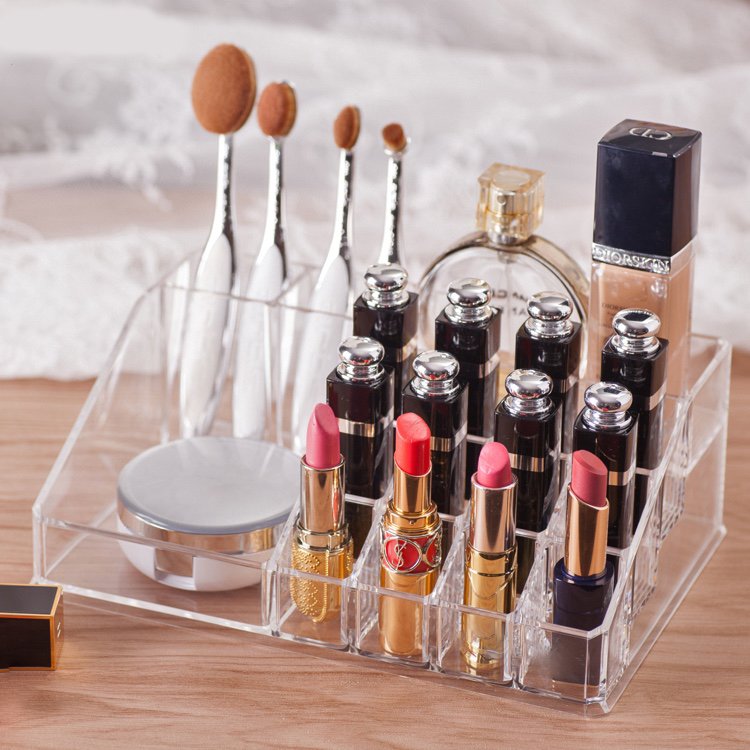 Choice Fun New Design Plastic Perfume Makeup Dresser Top Organizer