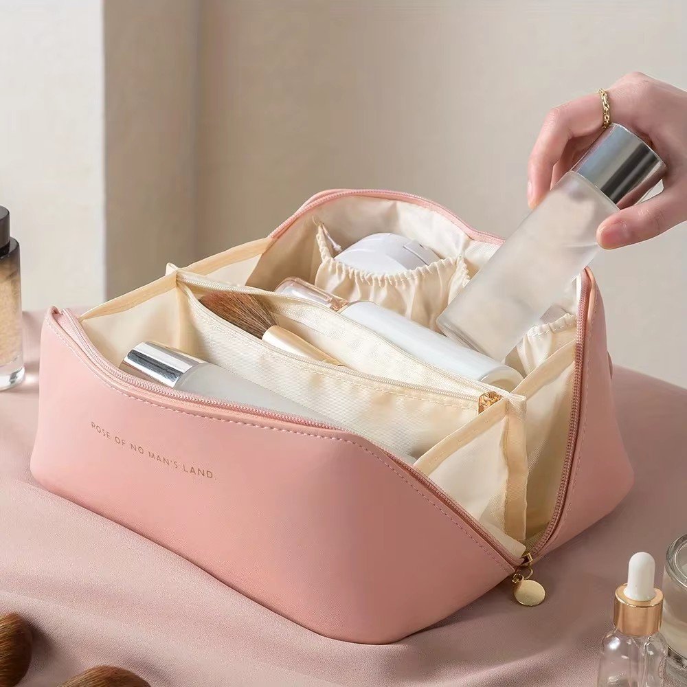 Makeup Organizer Female Toiletry Kit Bag Make Up Case Storage Pouch Luxury Lady Box Cosmetic Bag Organizer Bag For Travel Zip