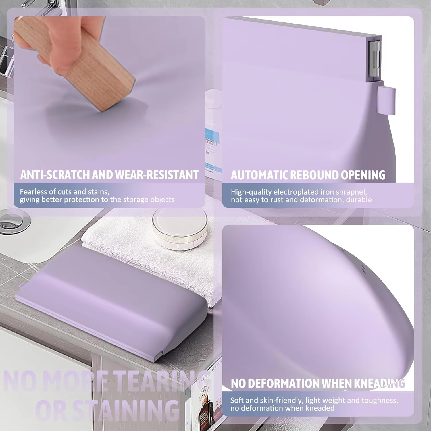 Pencil Case Portable Silicone Makeup Bag Waterproof And Dustproof Cosmetic Tool Storage Bag Multifunctional Storage Bag