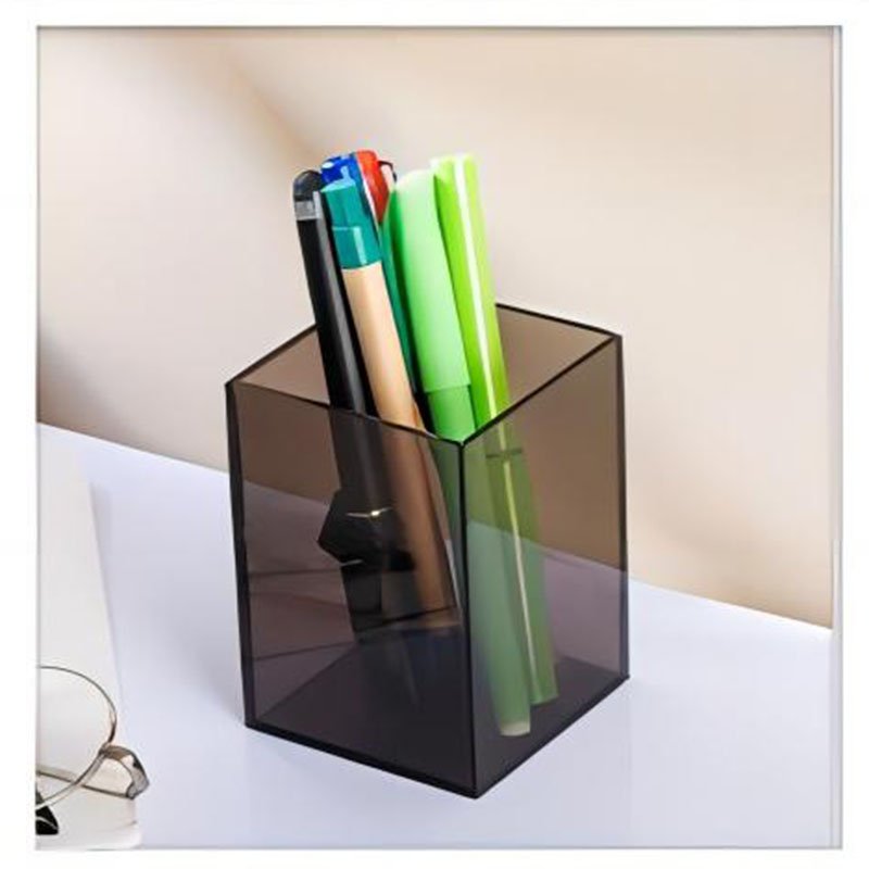 High quality practical desktop makeup brush storage acrylic Pen container