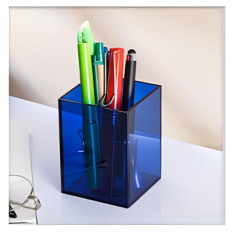 High quality practical desktop makeup brush storage acrylic Pen container