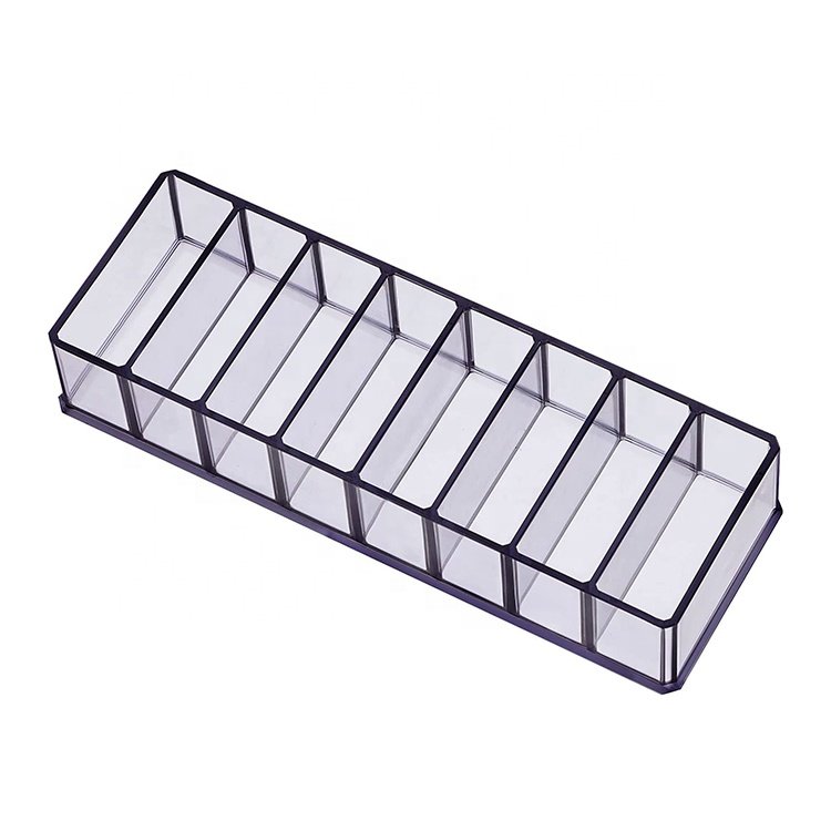 Transparent Acrylic Cosmetics Storage Plastic Display Box Makeup Drawer Organizer