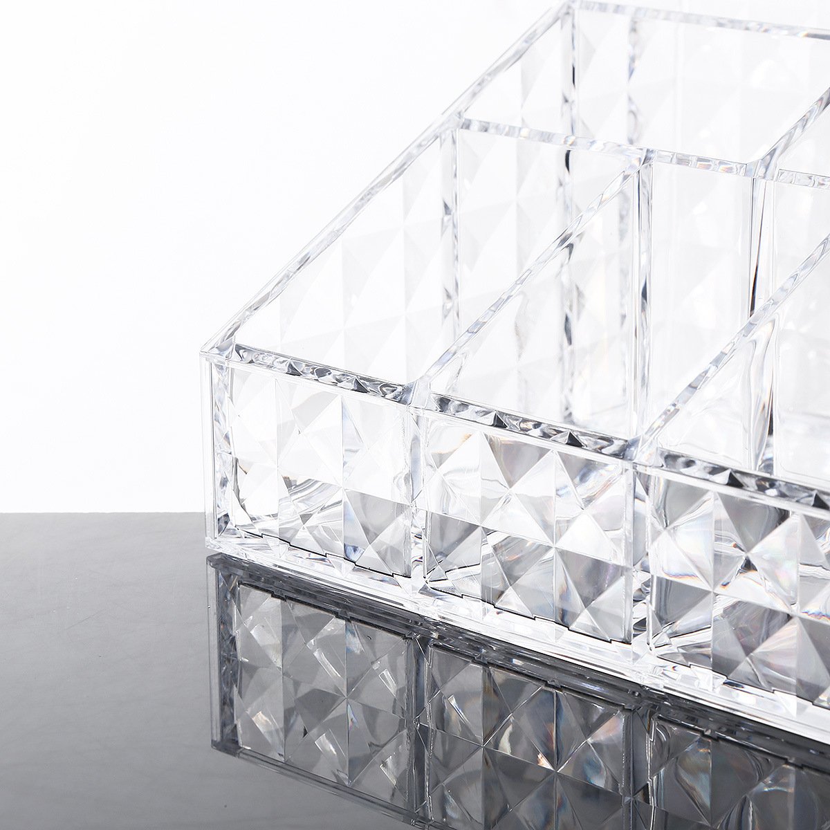 Acrylic transparent desktop storage display stand lipstick makeup brush Cosmetics storage office desktop pen holder