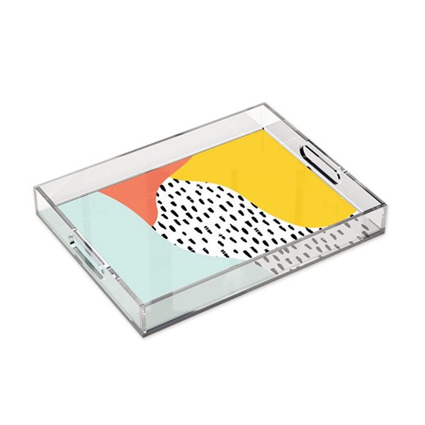 Factory Custom Wholesale lucite Acrylic Cosmetic Organizer tray Acrylic makeup Organizer tray jewelry Sectional Tray Divider
