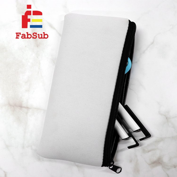 New Design Blank Coin Bag for Custom Printing White Neoprene Coin Purse with strap Women Mini Bag Sublimation Wallet Bag