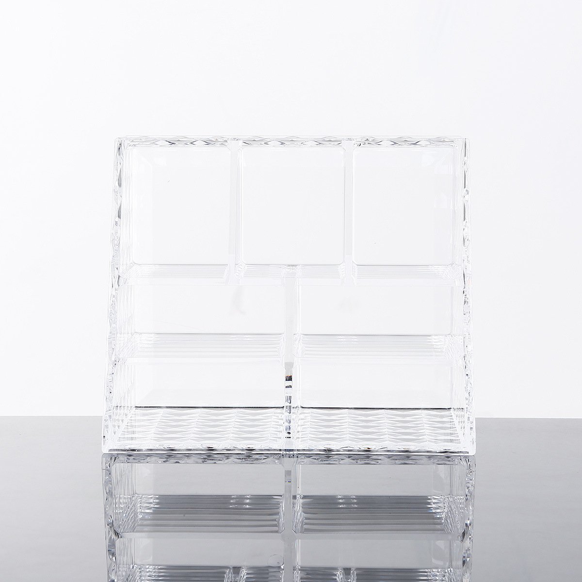 Acrylic Clear Makeup Brush Holder Organizer Lipstick Perfume Bathroom Cosmetic Vanity Organizers Storage With Factory