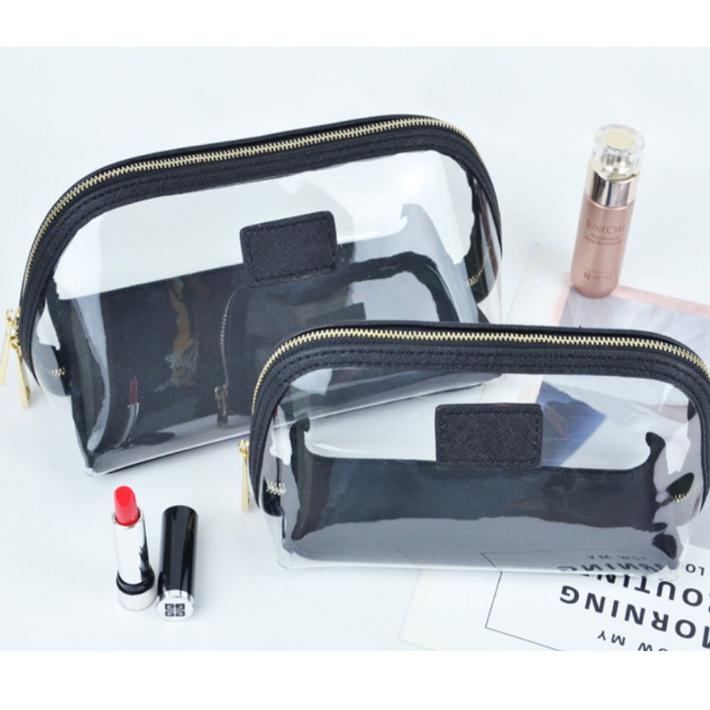 Wholesale Transparent Durable Tpu Storage Organizers Pouch Clear Custom Logo Makeup Bag