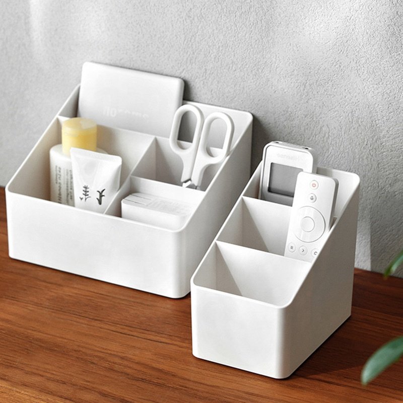Baolong All in One Office Supplies and Cool Desk Accessories Organizer Makeup Organizer Cosmetic And Skincare Storage Box