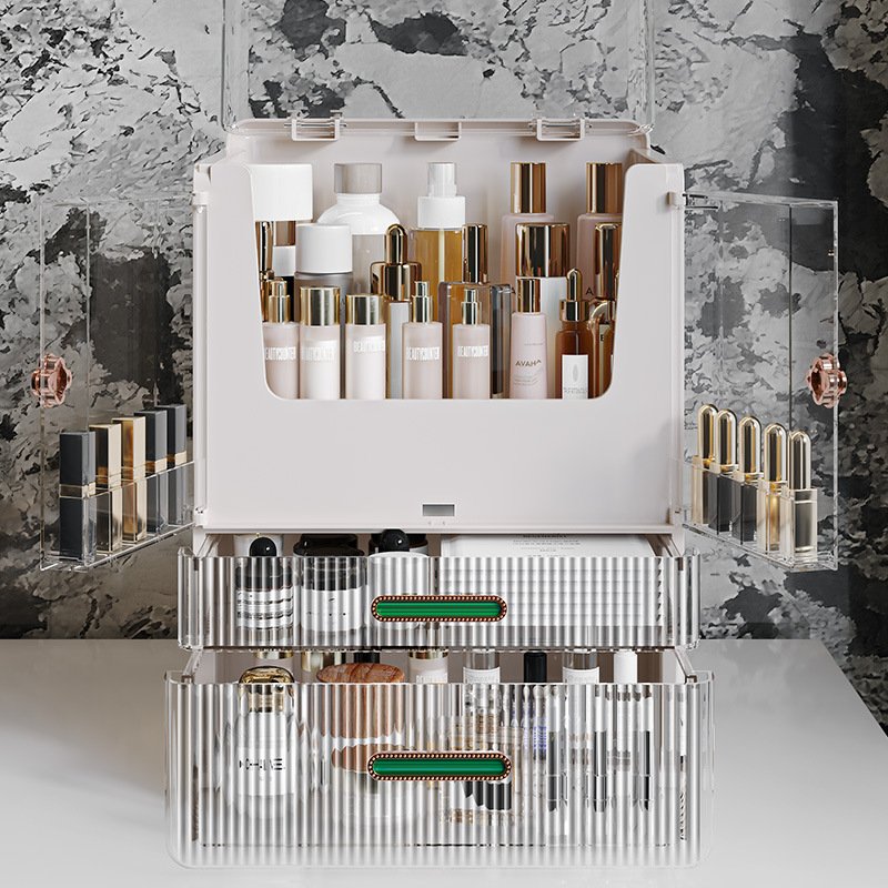 American Style Eco-Friendly Makeup Storage Boxes Multifunctional Cosmetic Organizer