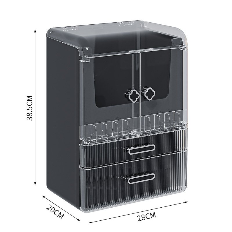 American Style Eco-Friendly Makeup Storage Boxes Multifunctional Cosmetic Organizer