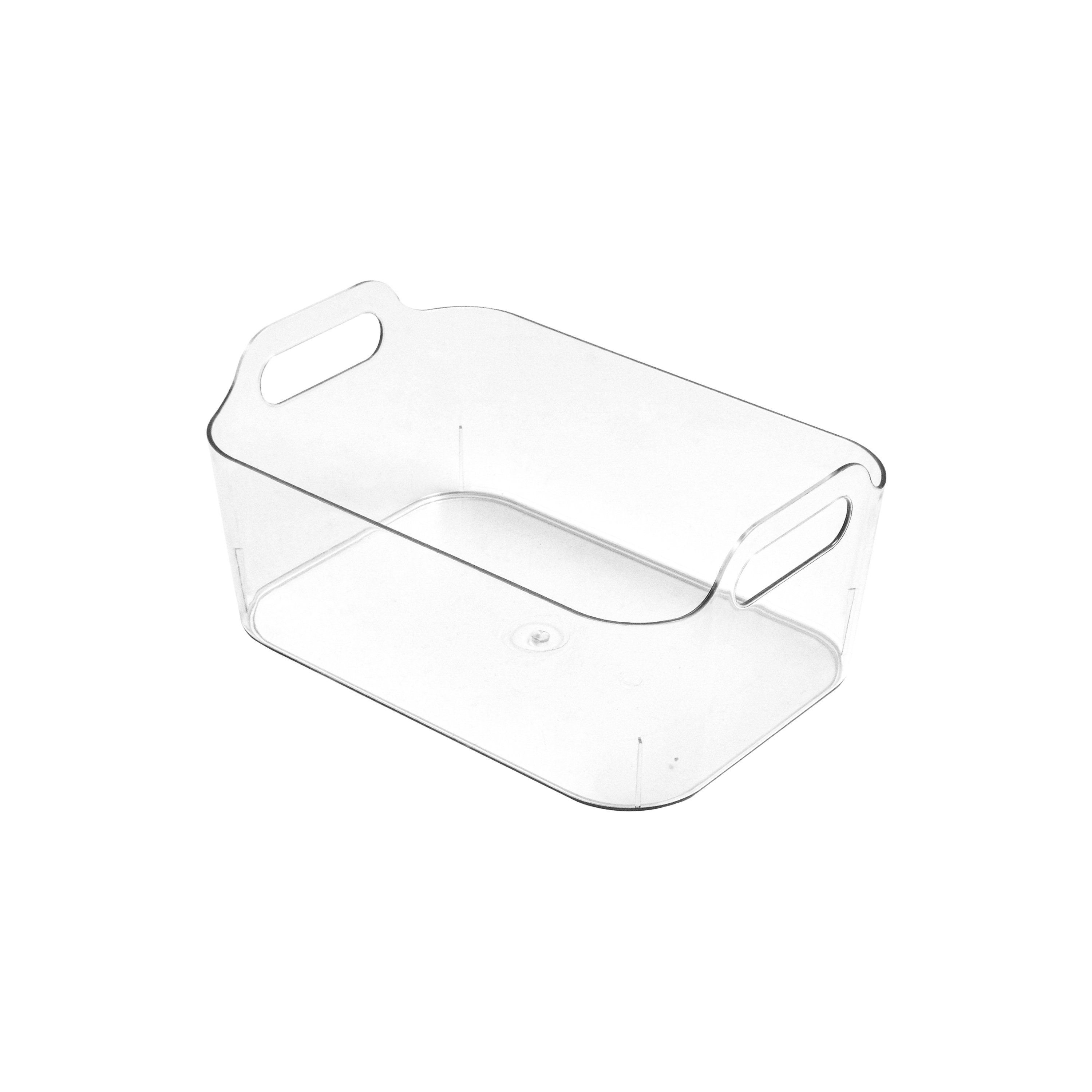 Large Home PET Desktop Sundries Organizer Cosmetic Jewelry Makeup Storage Box With Handle