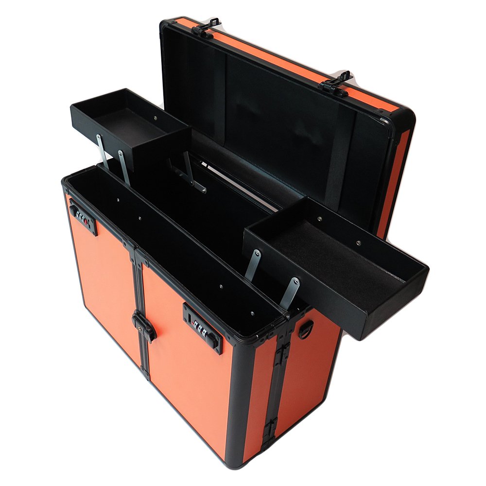 Aluminium Alloy Cosmetic Storage Box Makeup Case Hairdressing Scissor Tattoo Accessories Manicure Tools Box