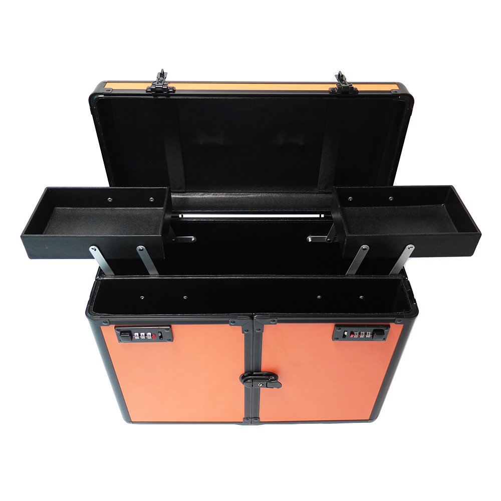 Aluminium Alloy Cosmetic Storage Box Makeup Case Hairdressing Scissor Tattoo Accessories Manicure Tools Box