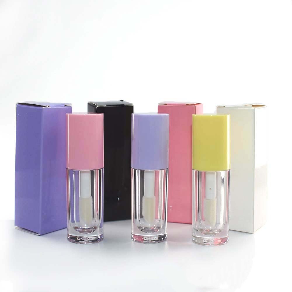 Wholesales long lasting Private Label cosmetic tube 5ml 6ml eco friendly lip gloss tubes packaging empty container