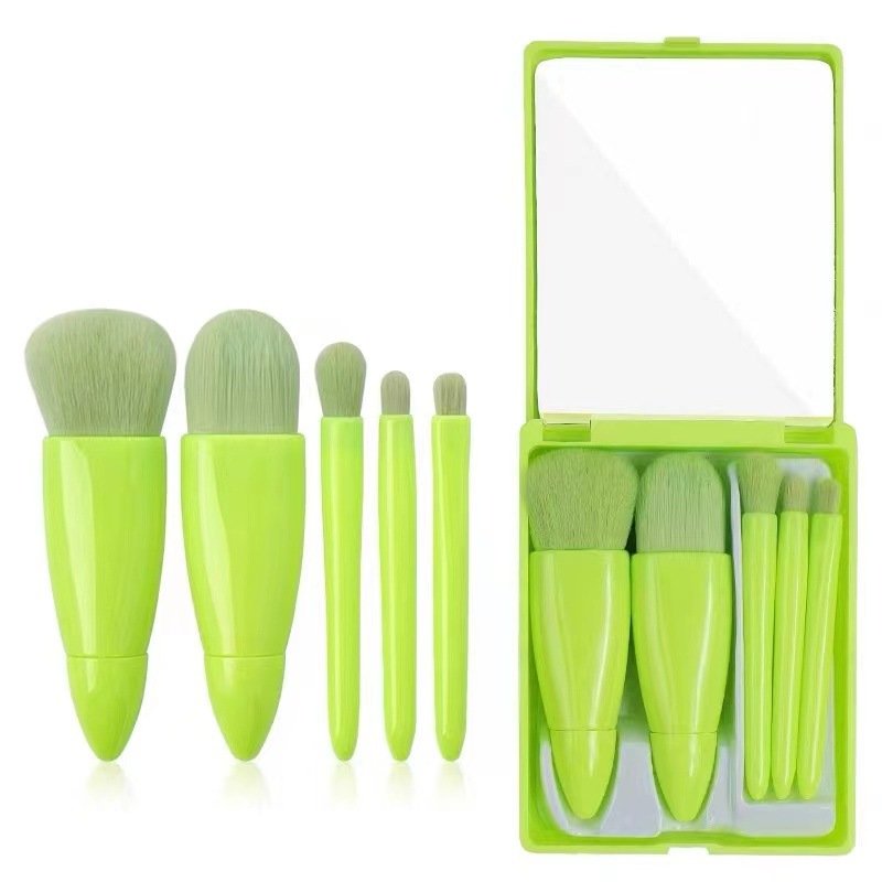 Wholesale 5Pcs Makeup Brushes Tool Set Cosmetic Powder Eye Shadow Foundation Blush Blending Makeup Brush set