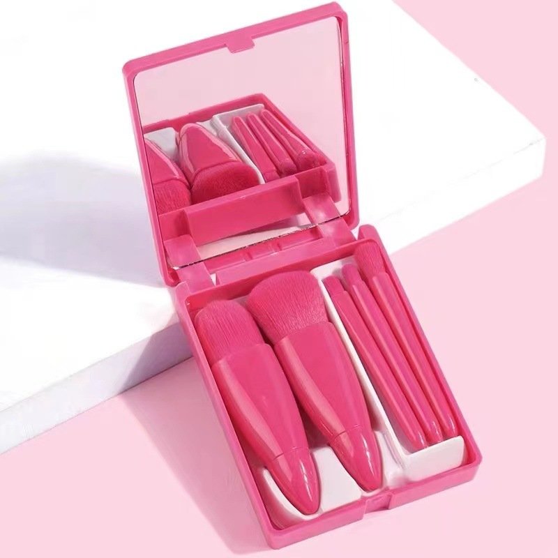 Wholesale 5Pcs Makeup Brushes Tool Set Cosmetic Powder Eye Shadow Foundation Blush Blending Makeup Brush set
