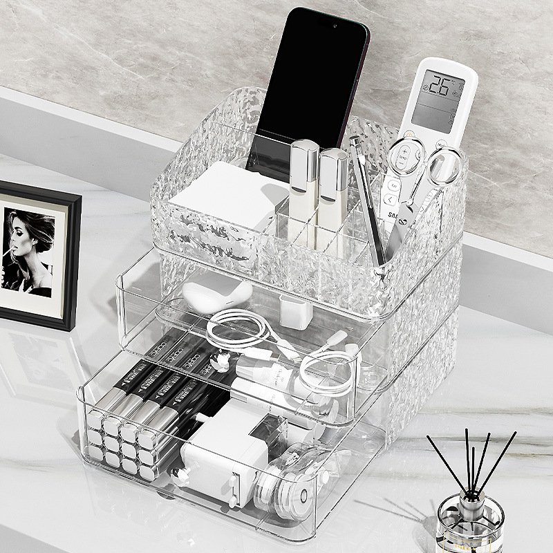 Dustproof Make Up Brush Organizer And Rotatable Makeup Brush Organizer Holder With Lid