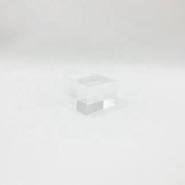 Factory customized OEM/ODM Rectangle Clear Display Cube Food Table White Acrylic Catering Buffet Risers For Food Display Black