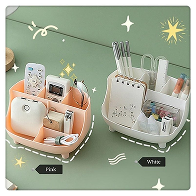 TS China Custom Made desktop storage box makeups storage box stationery storage box