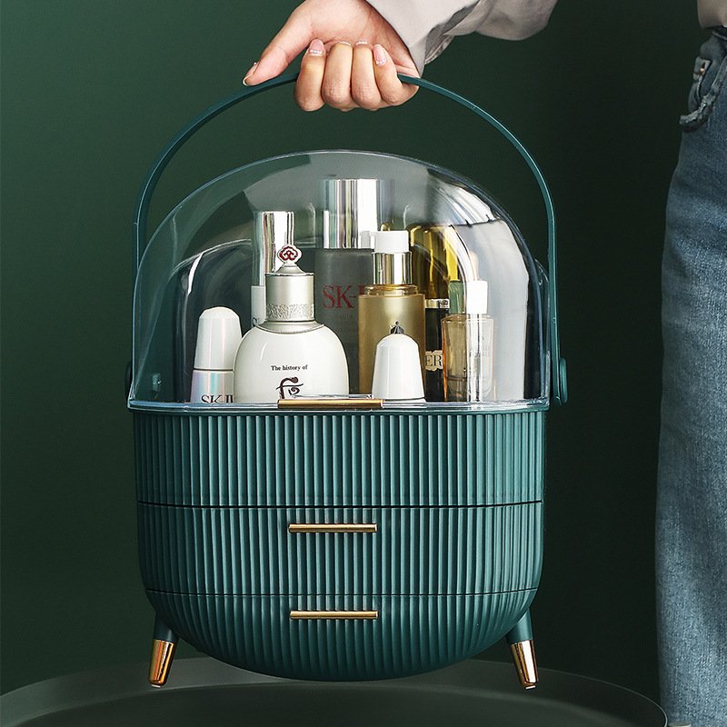 Cosmetics Organizer Makeup Storage Rack Box Of Space Capsule cosmetic plastic bin makeup storage boxes