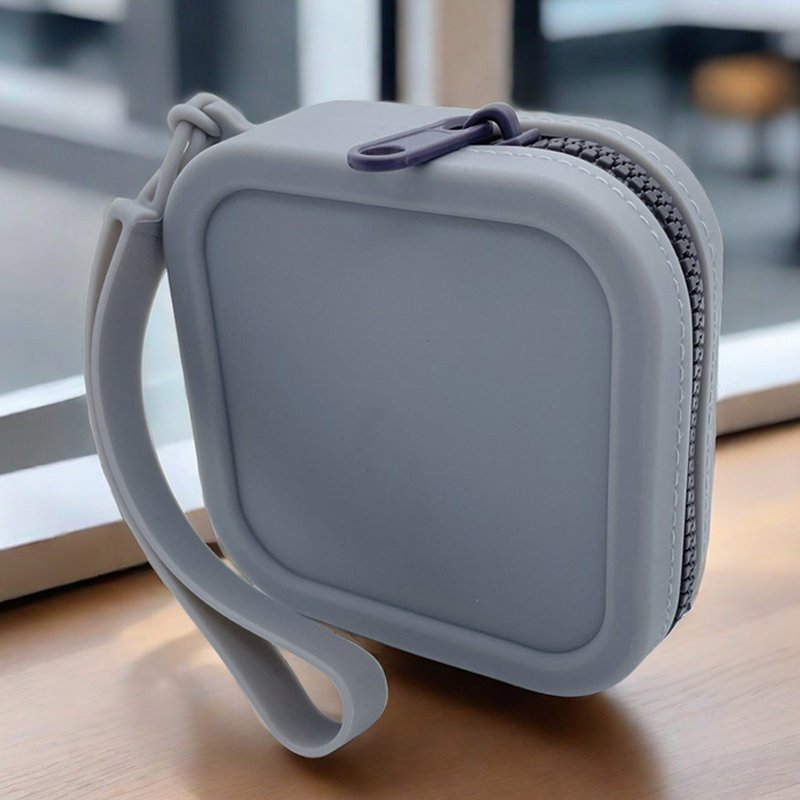 Silicone Mini Makeup Bag Pouch for Purse Small Cosmetic Travel Bag Toiletry Organizers Bag