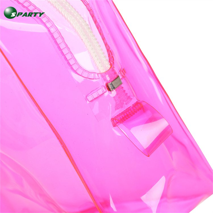 OEM Customized Logo Biodegradable Transparent Makeup Pouch Travel Toiletry Zipper Women Beauty Bag PVC Makeup Clear Cosmetic Bag