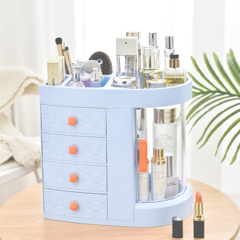 Makeup Organizer desktop dressing case Cosmetic Display Stand large Capacity Make Up Storage Box