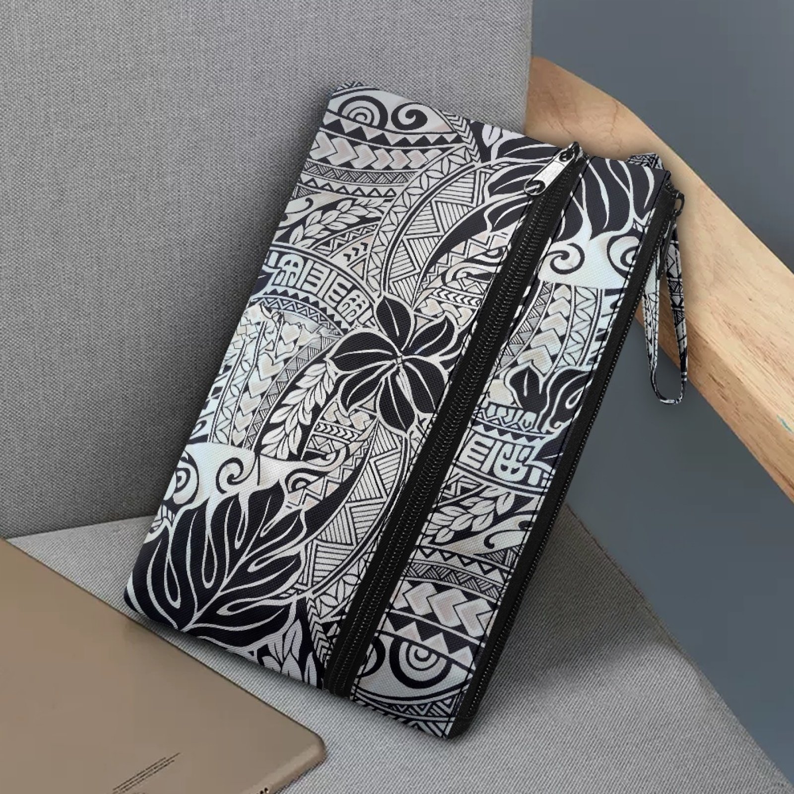 Wholesale Custom Soft Handbag for Accessories Pouch Makeup Bag Zip Small Clutch Bag Make Up Organizer Women Mini Travel Handbags
