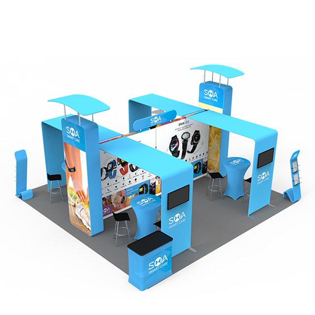 Factory Wholesale Tradeshow Booth Portable Custom Design Modular Trade Show Exhibition Booth Stand For Trade Show