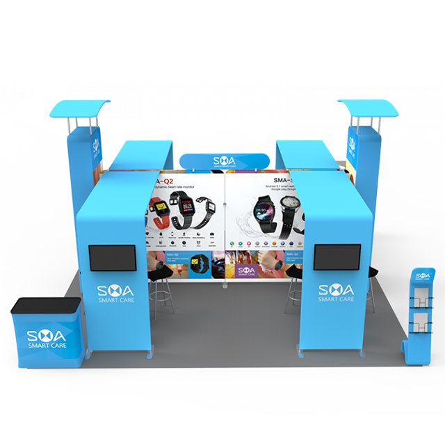 Factory Wholesale Tradeshow Booth Portable Custom Design Modular Trade Show Exhibition Booth Stand For Trade Show