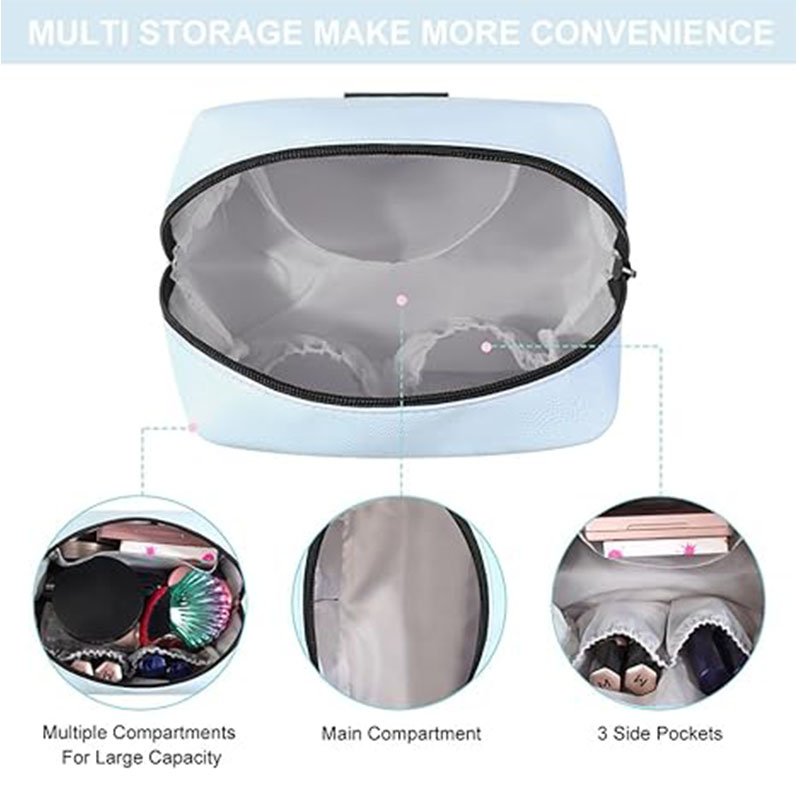 Wholesale Large capacity candy color travel portable bag Sundries organize makeup storage bag cosmetic bag
