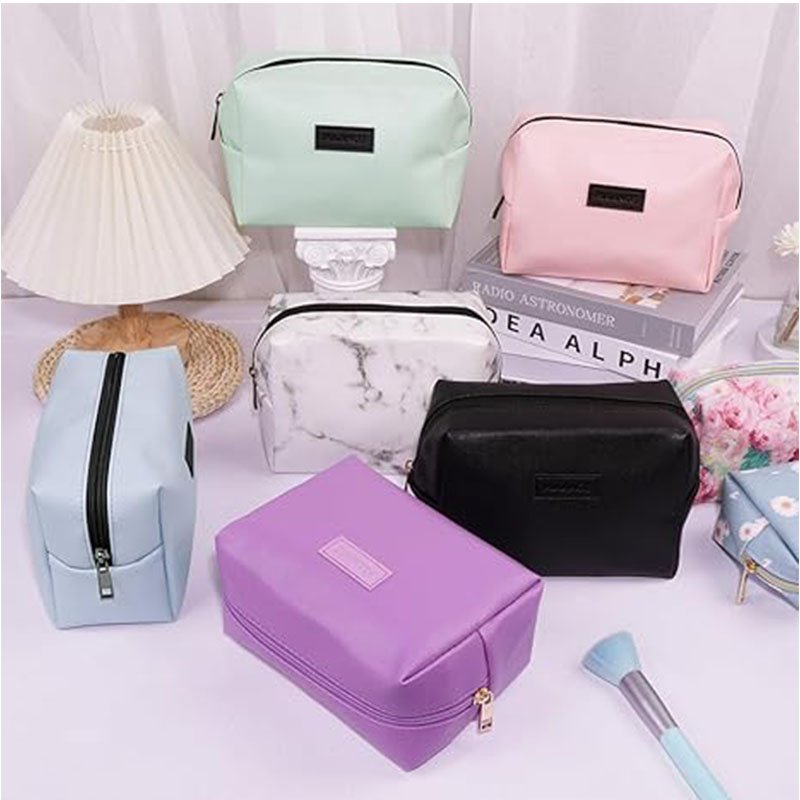 Wholesale Large capacity candy color travel portable bag Sundries organize makeup storage bag cosmetic bag