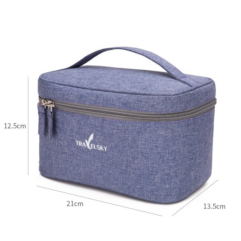 Travelsky Custom Travel Portable Water-Wholesale QualityResistant Folding Beach Cosmetic Makeup Bag Organizer