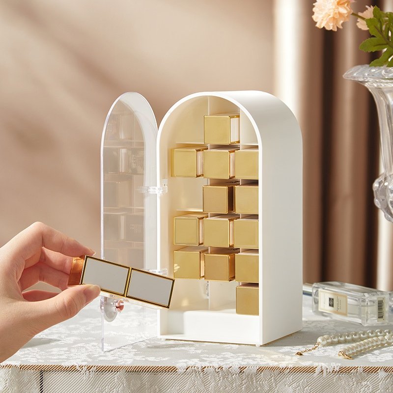 Hot sales makeup organizer brushes lipstick holder plastic makeup organizer