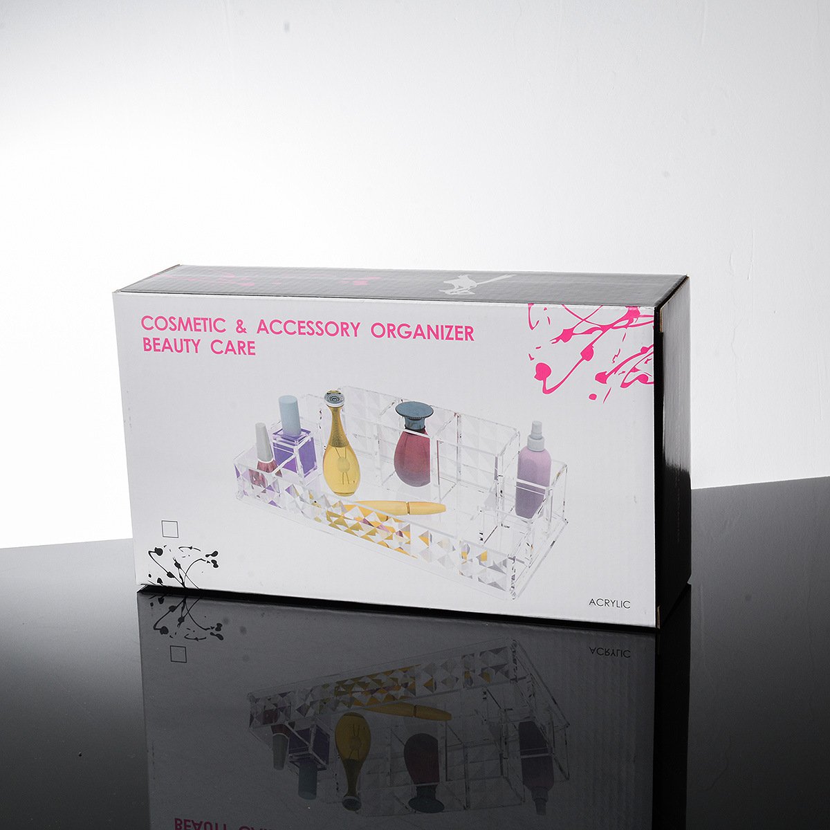 Acrylic Clear Makeup Organizer Lipstick Perfume Bathroom Cosmetic Countertop Vanity Organizers Storage With Factory latest