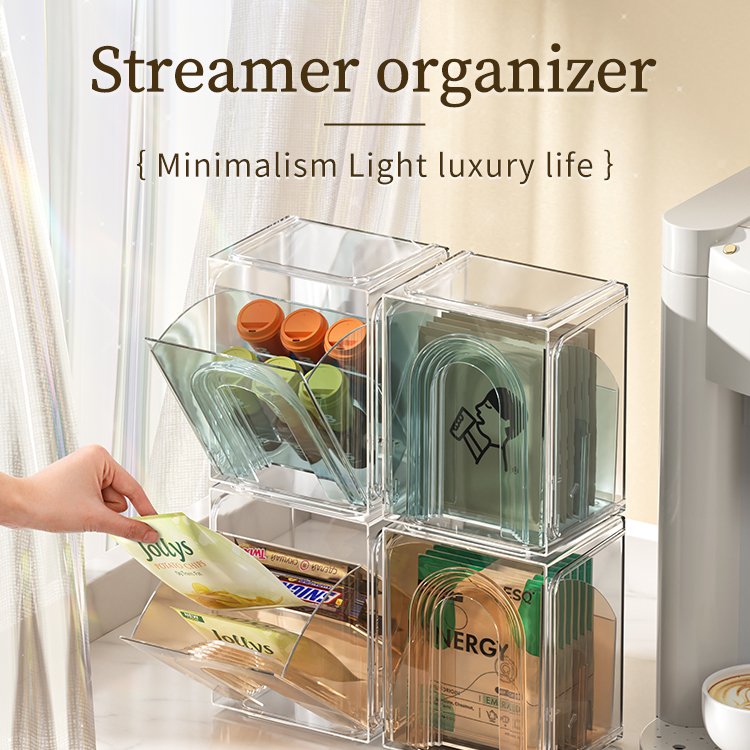 HAIXIN Modern Design Multifunction Plastic Cosmetic Storage Box Desktop Sundries Storage Box Makeup Organizer Box