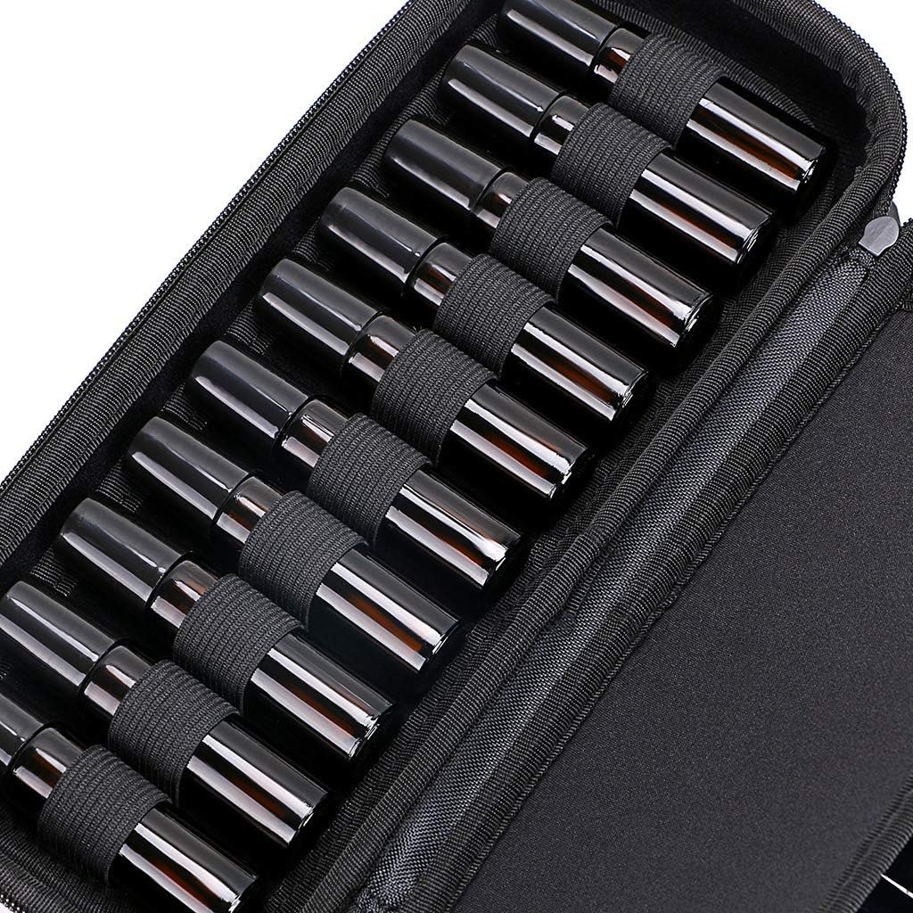 New Style EVA Essential Oils Carrying Case Organizer For 20 Bottles 5ml 10ml Standard And Rollers Bottles